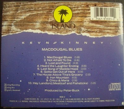 画像2: CD輸入盤★MacDougal Blues★Kevn Kinney