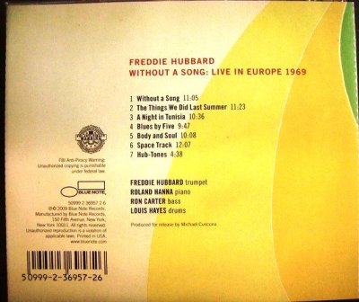 画像2: CD輸入盤★Without a Song Live In Europe 1969★Freddie Hubbard