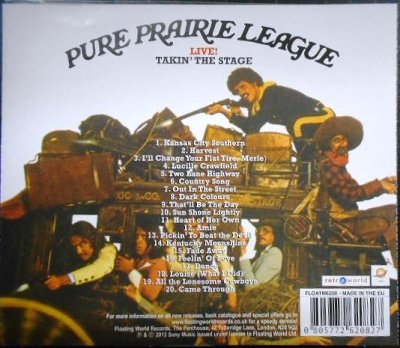 画像2: CD輸入盤★Live! Takin' the Stage★Pure Prairie League ピュア・プレイリー・リーグ