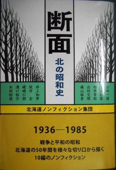 画像1: 断面 北の昭和史★北海道ノンフィクション集団★サイン本