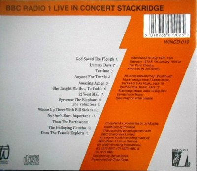 画像2: CD輸入盤★BBC Radio 1 Live in Concert★Stackridge スタクリッジ