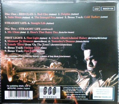 画像2: 3in2CD輸入盤★RED CLAY/STRAIGHT LIFE/FIRST LIGHT★Freddie Hubbard フレディ・ハバード