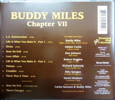 画像2: CD輸入盤★Chapter VII★Buddy Miles バディ・マイルス