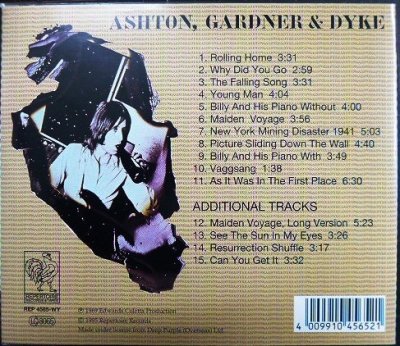 画像2: CD輸入盤★Ashton, Gardner & Dyke★アシュトン、ガードナー＆ダイク★Repertoire Records