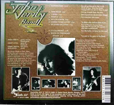 画像2: CD輸入盤★John Verity Band★ジョン・ヴェリティ・バンド★デジパック仕様