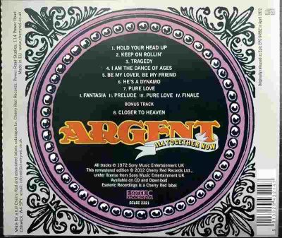 画像2: CD輸入盤★All Together Now★Argent アージェント