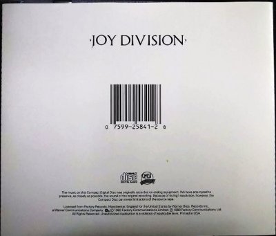画像2: CD輸入盤★Closer★Joy Division ジョイ・ディヴィジョン