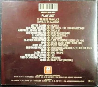 画像2: CD輸入盤★Playlist 15 Tracks From JCR★V.A. Compiled By Jazzanova ジャザノヴァ★デジパック仕様