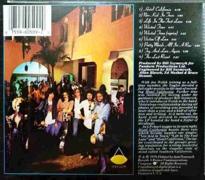 画像2: CD輸入盤★Hotel California ホテル・カリフォリニア★Eagles イーグルス