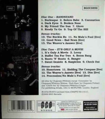 画像2: 2CD輸入盤★Bandstand / It's Only A Movie +Bonus Track★Family ファミリー