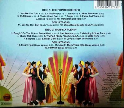 画像2: 2CD輸入盤★The Pointer Sisters / That's A Plenty　+Bonus Track★ポインター・シスターズ