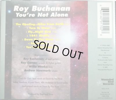 画像2: CD輸入盤★You're Not Alone★Roy Buchanan ロイ・ブキャナン