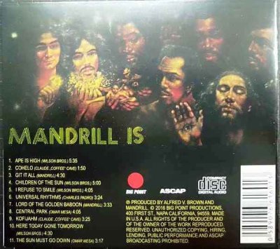 画像2: CD輸入盤★Mandrill Is★Mandrill マンドリル★デジパック仕様