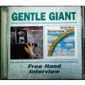 CD輸入盤2in1★Free Hand / Interview★Gentle Giant ジェントル・ジャイアント