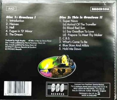 画像2: 2CD輸入盤★Gracious ! / This Is . . . Gracious !!★グレイシャス