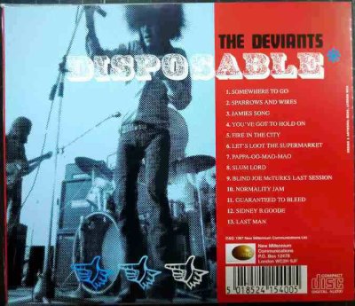 画像2: CD輸入盤★Disposable★The Deviants デヴィアンツ 　