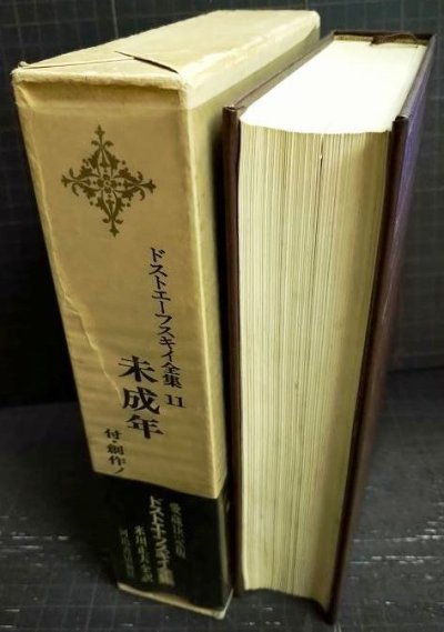 画像2: ドストエーフスキイ全集11 未成年 付・創作ノート★米川正夫訳★河出書房新社★ドストエフスキー