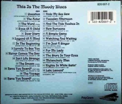 画像2: 2CD輸入盤★This Is The Moody Blues★ムーディ・ブルース