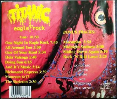 画像2: CD輸入盤★Eagle Rock★Titanic タイタニック★ノルウェー・ハードロックプログレ
