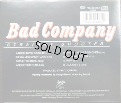 画像2: CD輸入盤★Straight Shooter★Bad Company バッド・カンパニー★デジタルリマスター盤