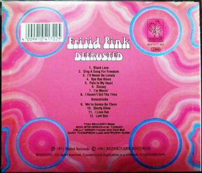 画像2: CD輸入盤★Defrosted★Frijid Pink フリジド・ピンク