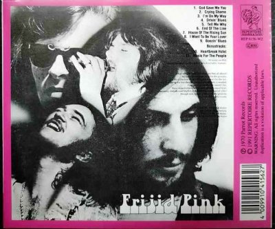 画像2: CD輸入盤★Frijid Pink★フリジド・ピンク