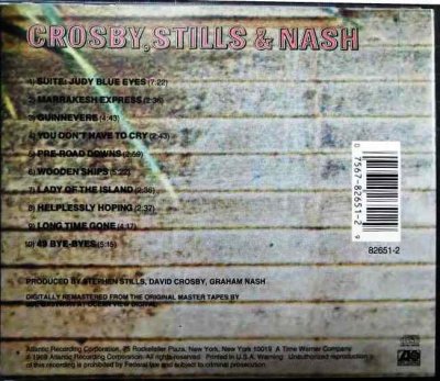 画像2: CD輸入盤★Crosby Stills & Nash★クロスビー・スティルス&ナッシュ