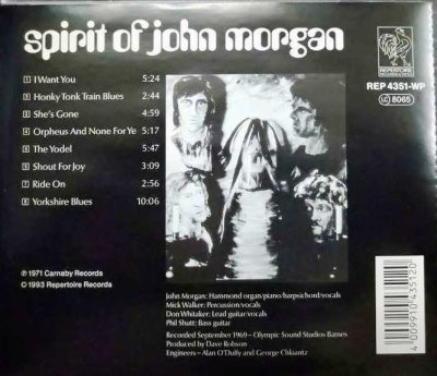 画像2: CD輸入盤★Spirit of John Morgan★スピリット・オブ・ジョン・モーガン