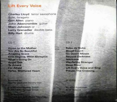 画像2: 2CD★リフト・エヴリー・ヴォイス Lift Every Voice★チャールス・ロイド Charles Lloyd