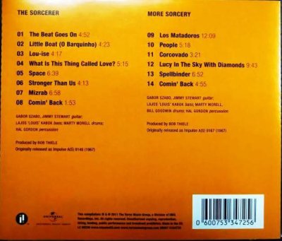 画像2: 2in1CD輸入盤★The Sorcerer / More Sorcery★Gabor Szabo ガボル・ザボ