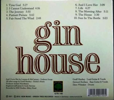 画像2: CD輸入盤★Ginhouse★ジンハウス★ドイツ盤・デジパック