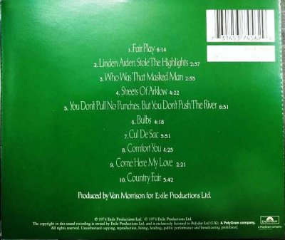 画像2: CD輸入盤★Veedon Fleece★Van Morrison ヴァン・モリソン