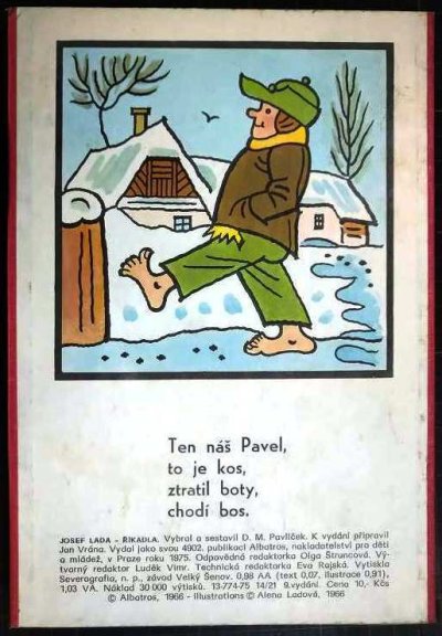 画像2: 洋書絵本★RIKADLA★Josef Lada ジョセフ・ラダ★チェコ語
