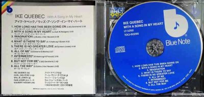 画像3: CD★ウィズ・ア・ソング・イン・マイ・ハート With A Song In My Heart★アイク・ケベック Ike Quebec★ブルーノートBNLTシリーズ