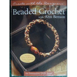 画像: 洋書DVD+BOOK★Beaded Crochet With Ann Benson★DVD、CD-ROM付き