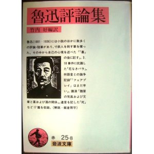 画像: 魯迅評論集★竹内好訳★岩波文庫