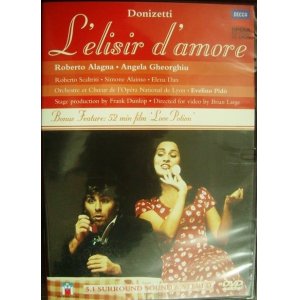 画像: DVD輸入盤★Donizetti : L'elisir D'amore / Alagna・Gheorghiu★ドニゼッティ 愛の妙薬 / アンジェラ・ゲオルギュー ロベルト・アラーニャ