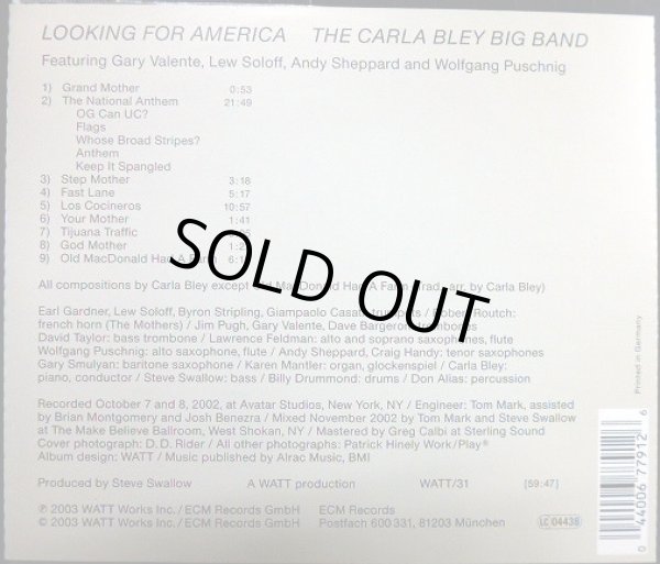 画像2: CD輸入盤★Looking for America★The Carla Bley Big Band カーラ・ブレイ