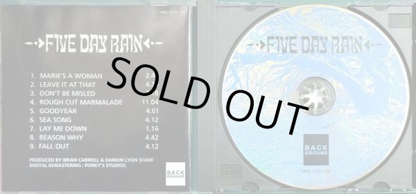 画像3: CD輸入盤★Five Day Rain★ファイヴ・デイ・レイン