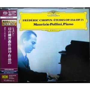 画像: SHM-SACD★ショパン: 12の練習曲作品10・作品25★マウリツィオ・ポリーニ