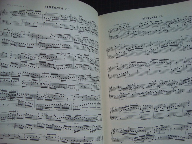 画像2: 洋書楽譜★J.S.BACH 15 SYMPHONIEN (3 stimmige Inventionen)★H.BISCHOFF