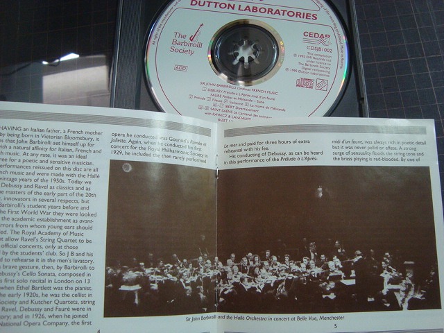 画像3: CD輸入盤★BARBIROLLI conducts FRENCH MUSIC★1950-54 HMV RECORDINGS
