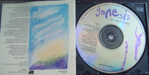 画像3: CD輸入盤★We Can't Dance★Genesis ジェネシス