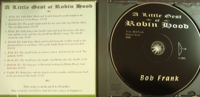 画像3: CD輸入盤★Little Gest of Robin Hood★Bob Frank