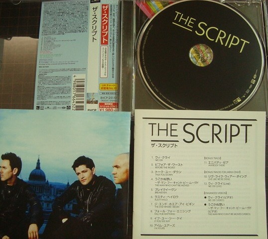 画像3: CD★ザ・スクリプト★THE SCRIPT