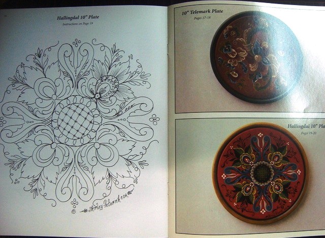 画像2: トールペイント洋書★Rosemaling Trends & Traditions ★Shirley Peterich　シャーリー・ペトリッチ