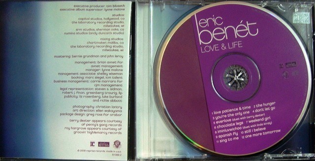 画像3: CD輸入盤★LOVE ＆ LIFE★ERIC BENET エリック・ベネイ