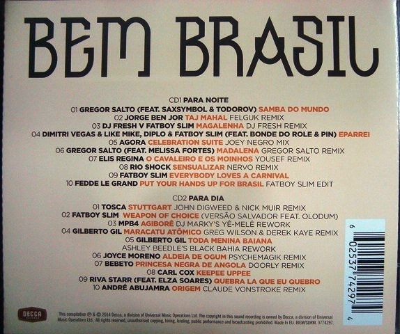 画像2: 2CD輸入盤★Fatboy Slim Presents Bem Brasil★ファットボーイ・スリム