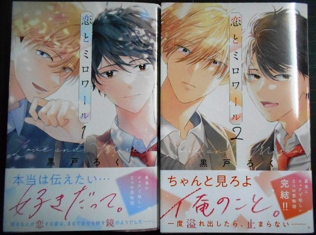 画像1: 恋とミロワール 全2巻★黒戸ろく★KC別冊フレンド