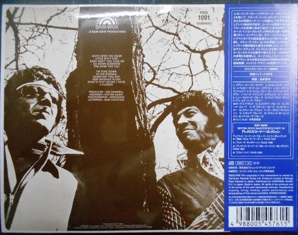 画像2: CD★ア・ニュー・ジェネレーション・オブ・ブルース★アレクシス・コーナー Alexis Korner★紙ジャケット仕様・リマスター盤